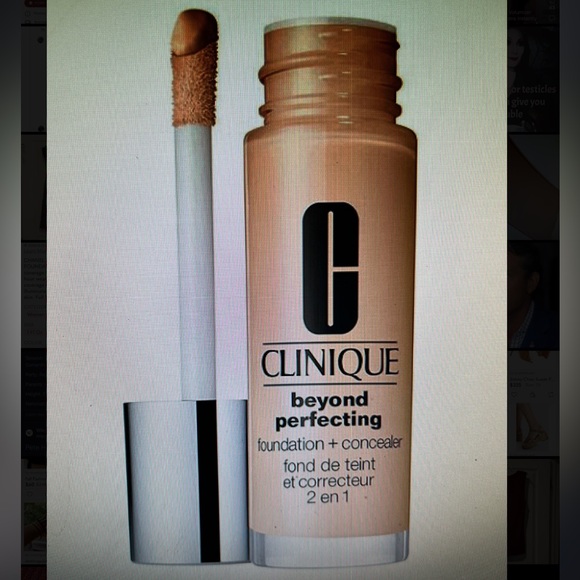 CLINIQUE BEYOND PERFECTING FOUNDATION AND CONCEALER IN #30 BISCUIT NWT! - Picture 2 of 2